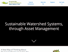 Tablet Screenshot of ab.waterbalance.ca